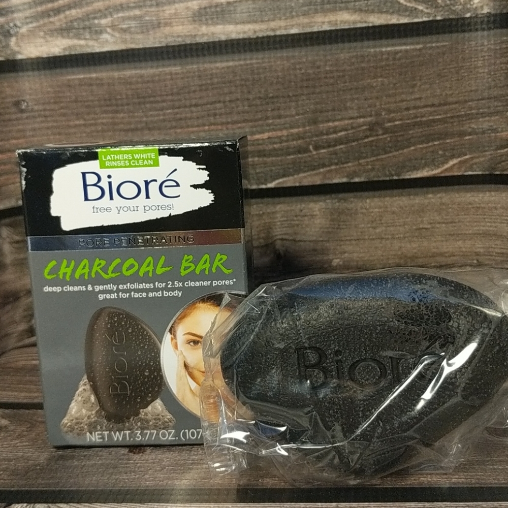 2 Biore Charcoal bars
